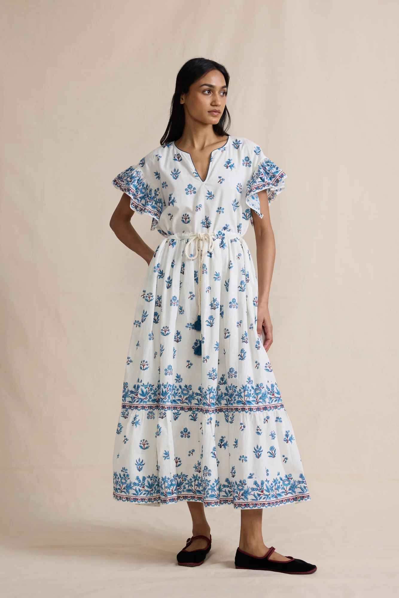 Anna Dress in Paris Flowers - Image 3