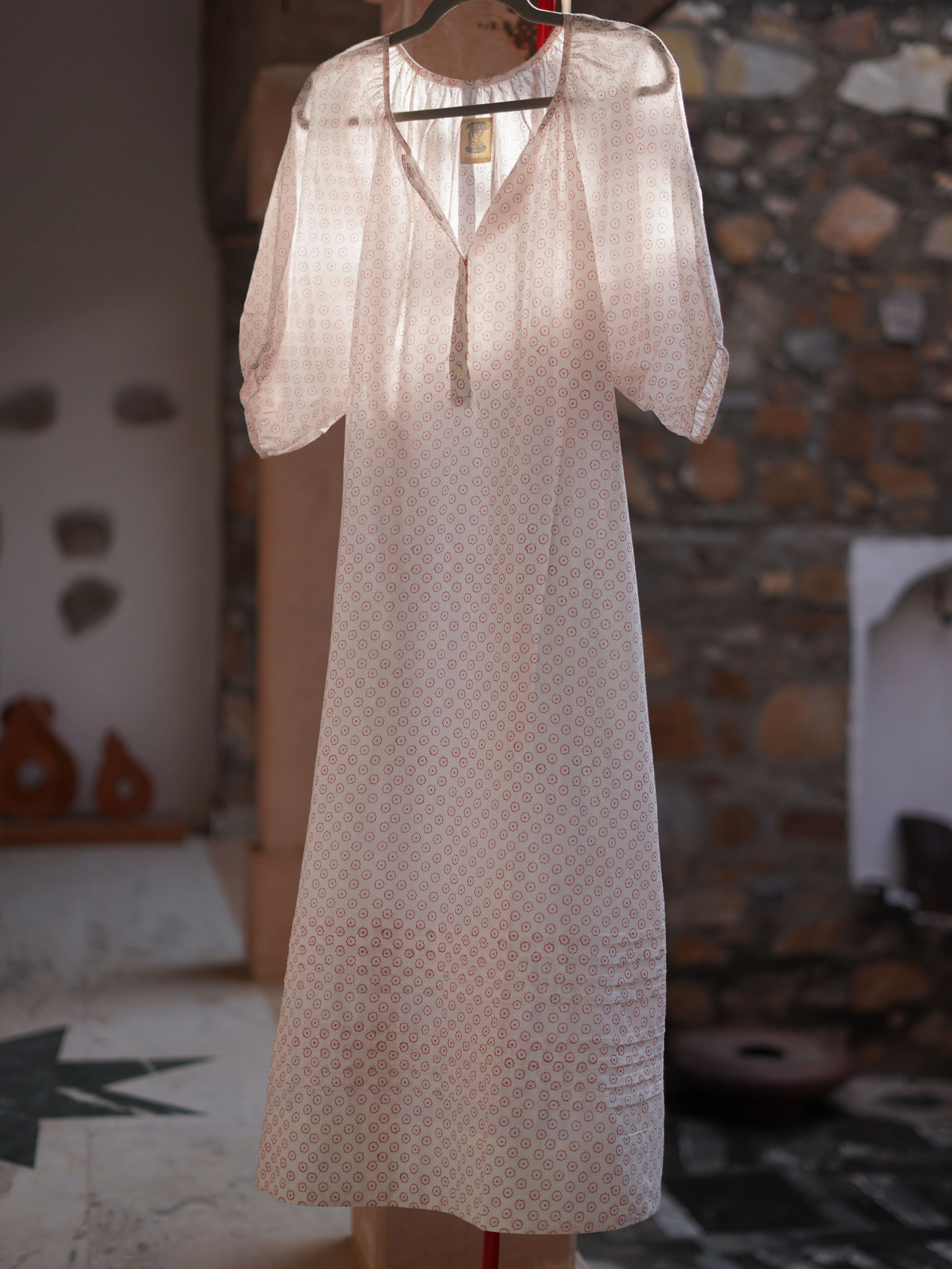 Cassie Nightie in Magenta Petalo - Image 3