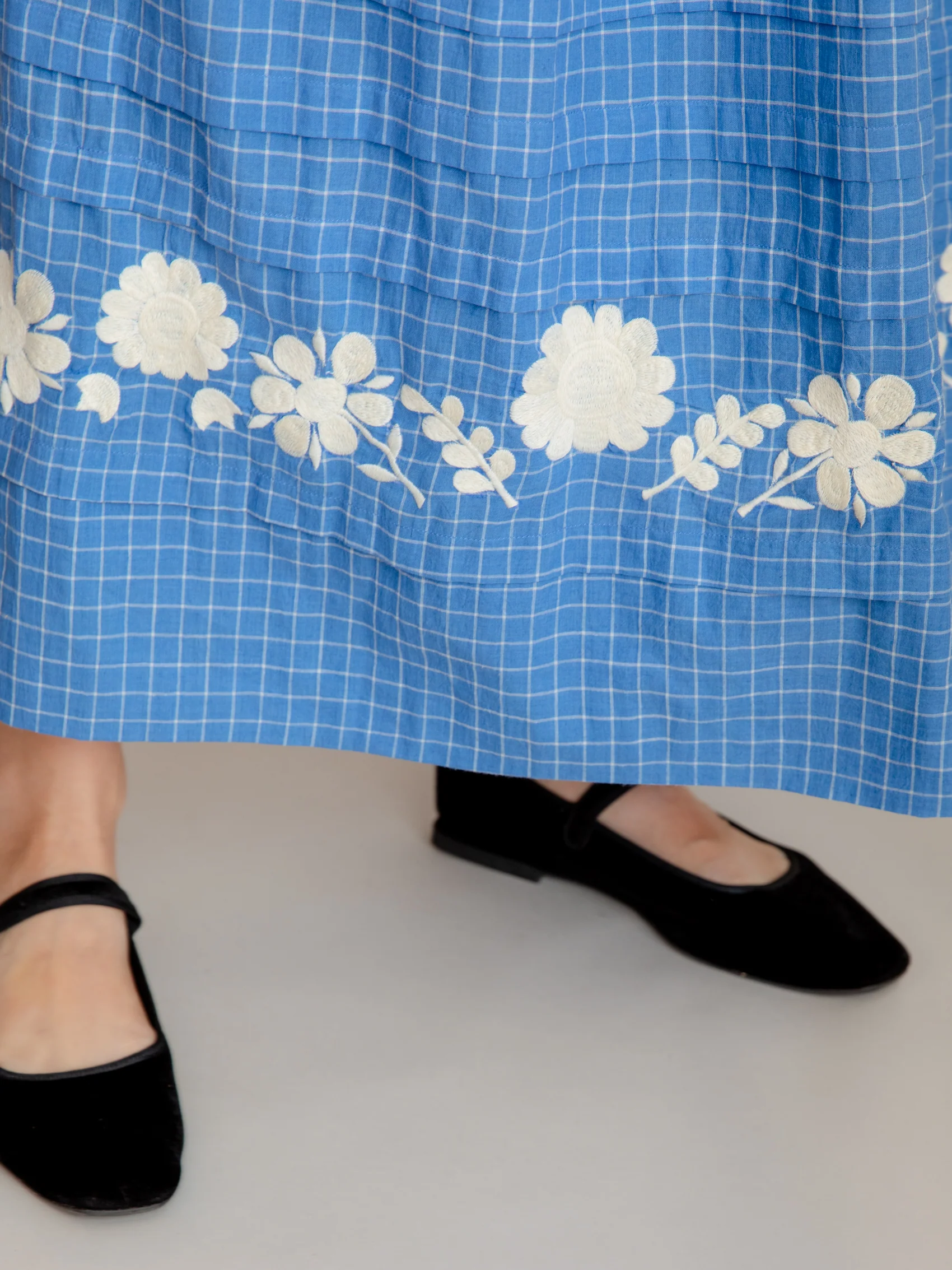 Cleo Dress in Ottoman Embroidery - Image 5
