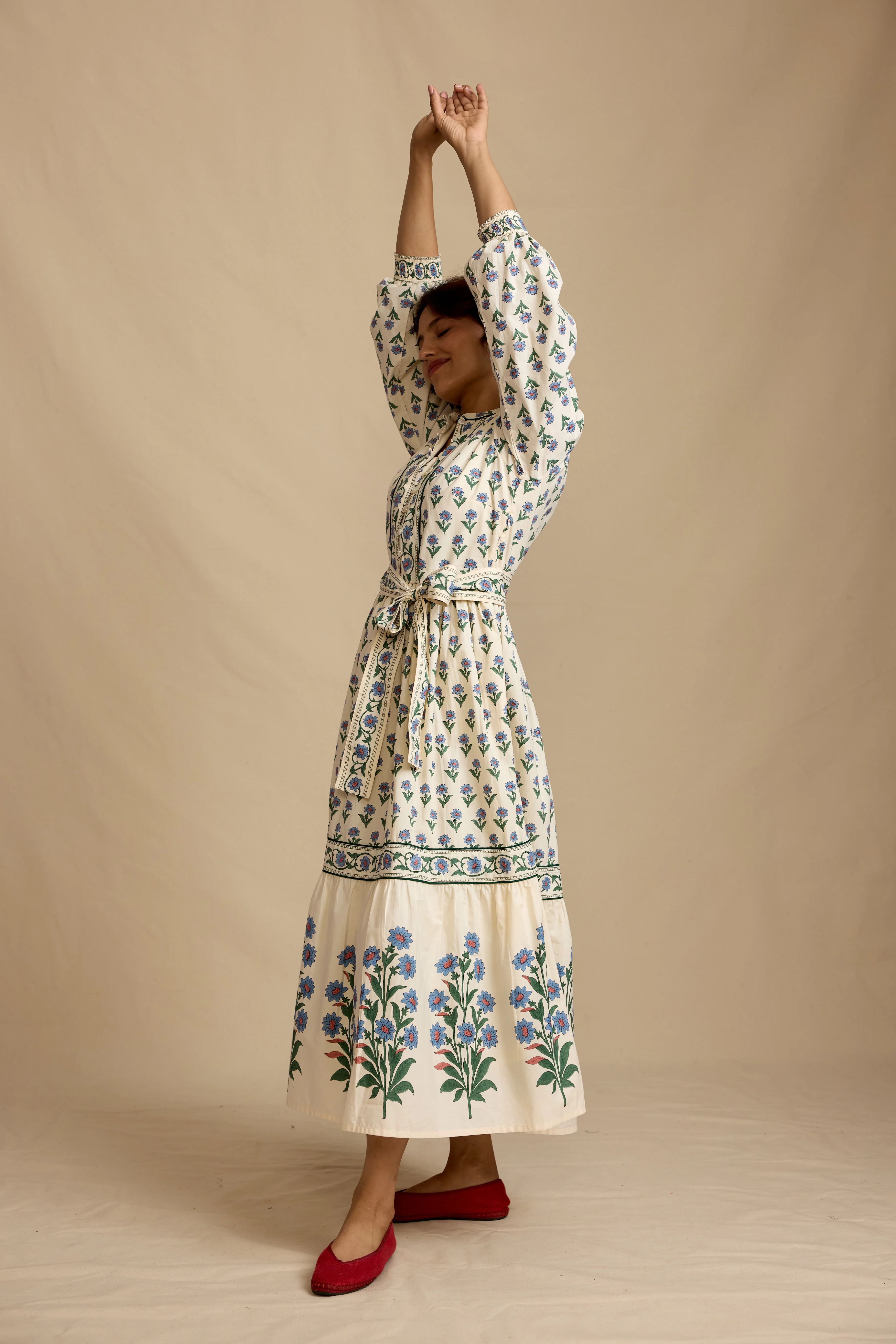 Como Dress in Kashmir Flower - Image 3