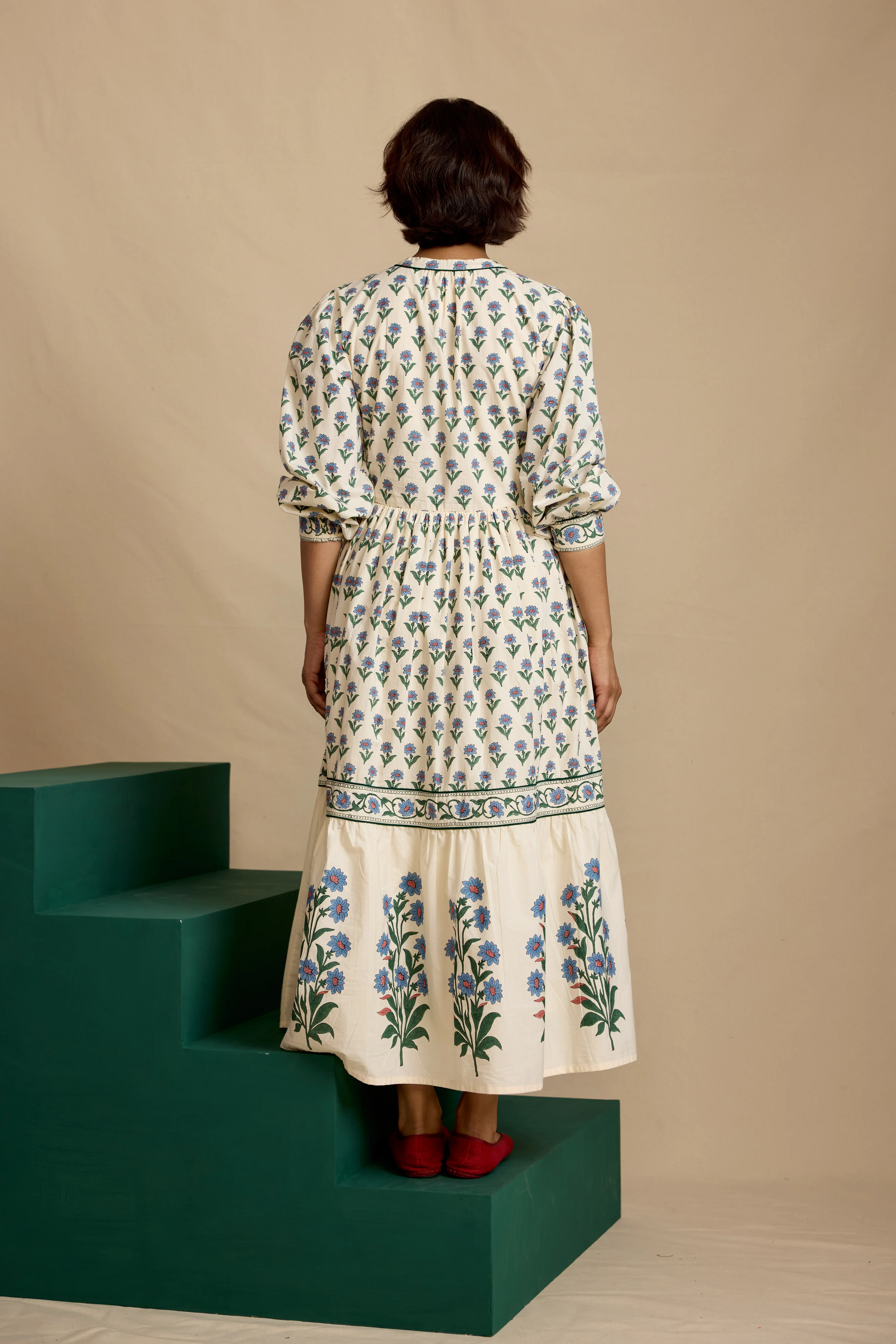 Como Dress in Kashmir Flower - Image 4