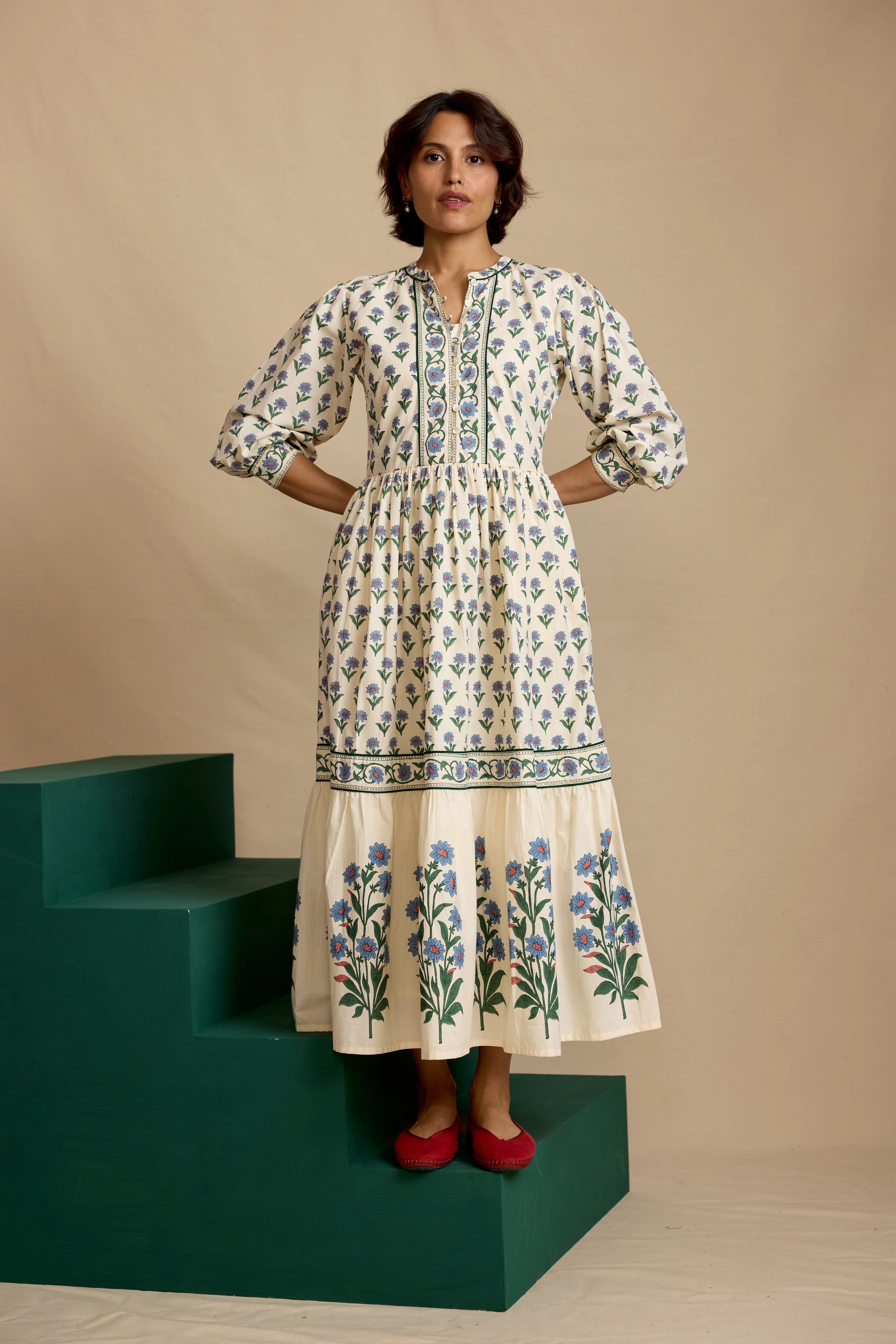Como Dress in Kashmir Flower - Image 6
