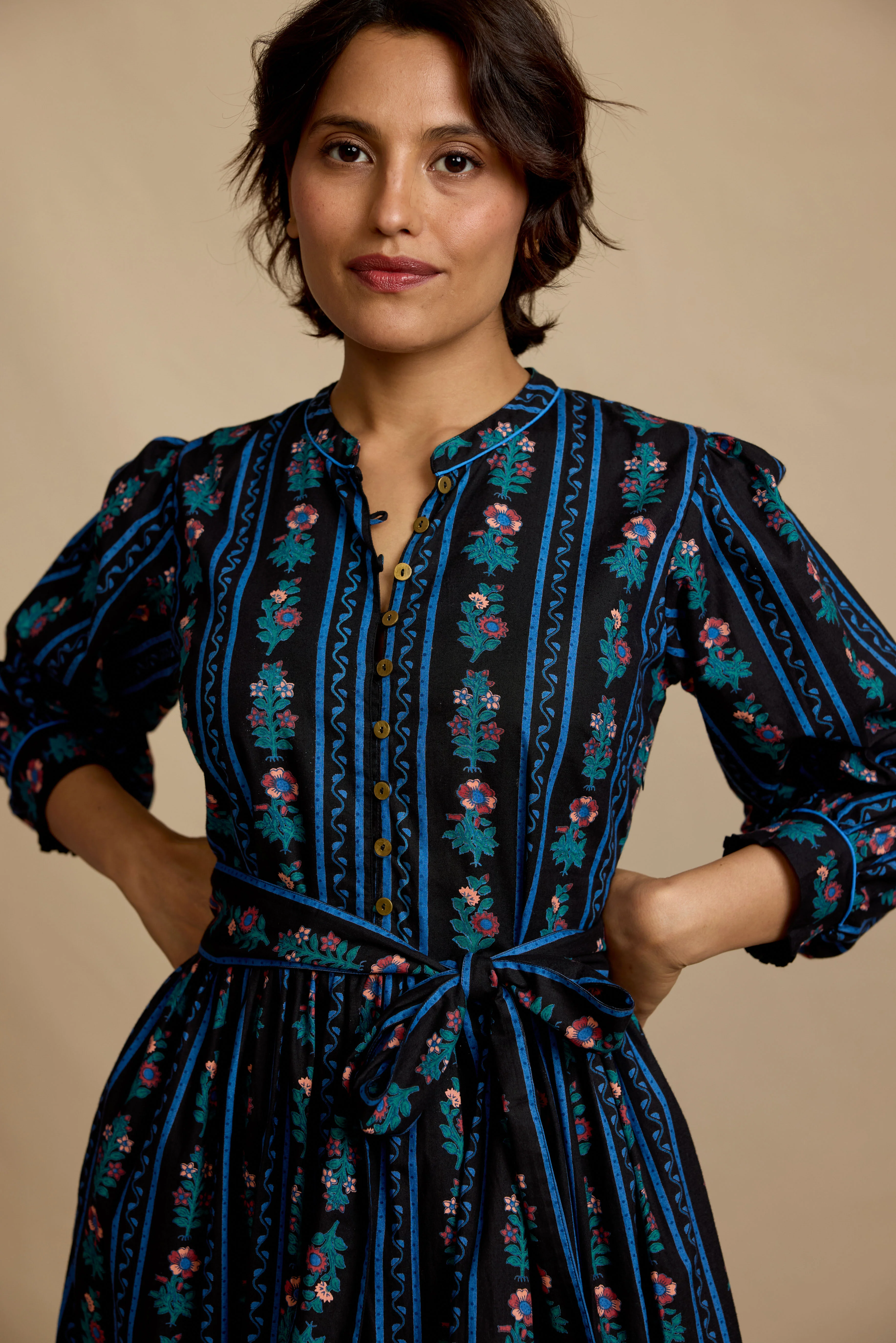 Como Dress in Winter Sunflower - Image 3