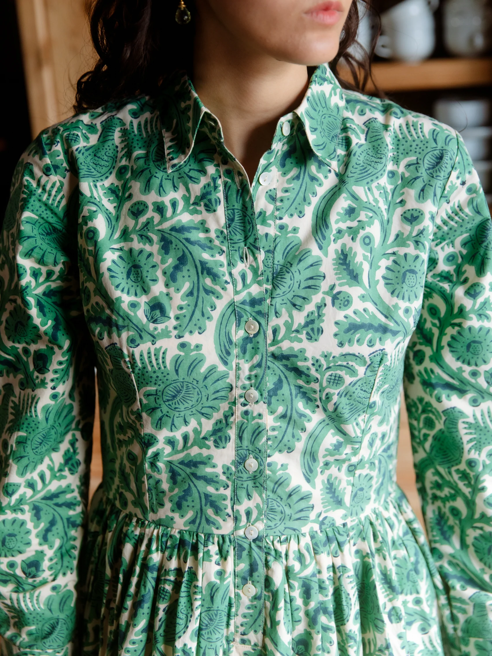 Dakota Dress in Emerald Pheasant - Image 7