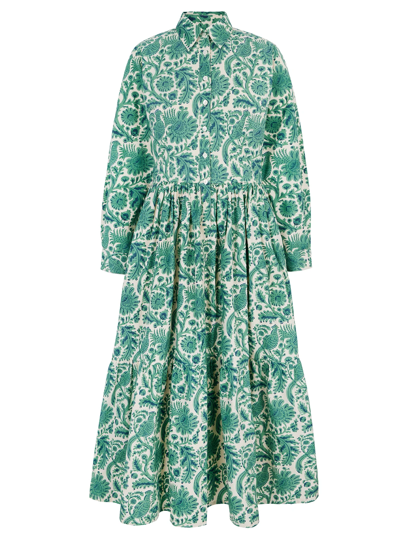 Dakota Dress in Emerald Pheasant - Image 9