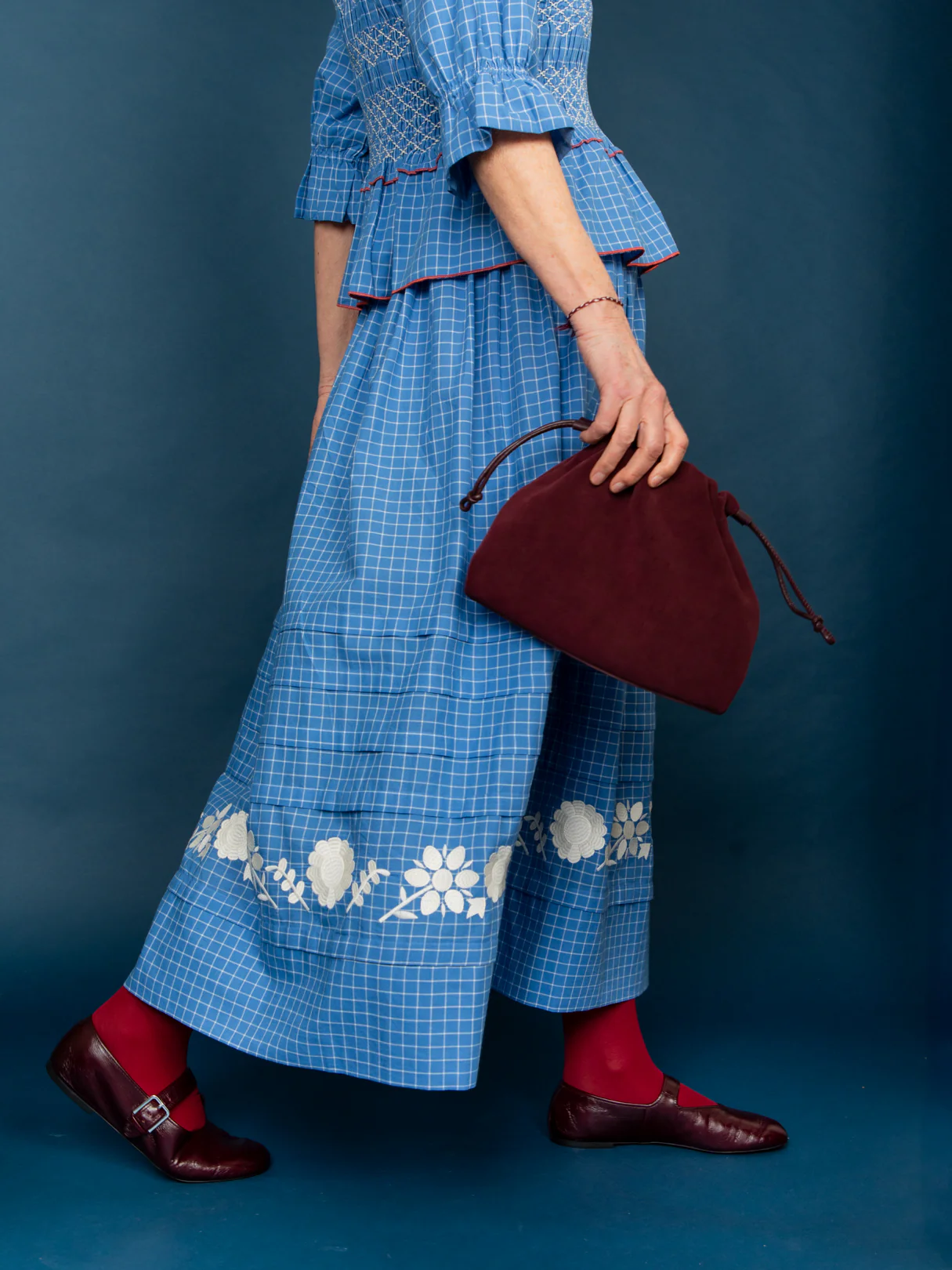 Drawstring Skirt in Ottoman Embroidery - Pre-Order open - Image 3