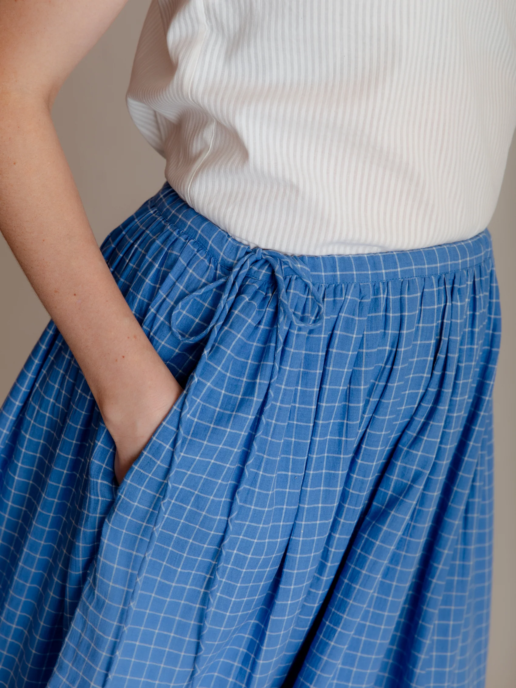 Drawstring Skirt in Ottoman Embroidery - Pre-Order open - Image 5