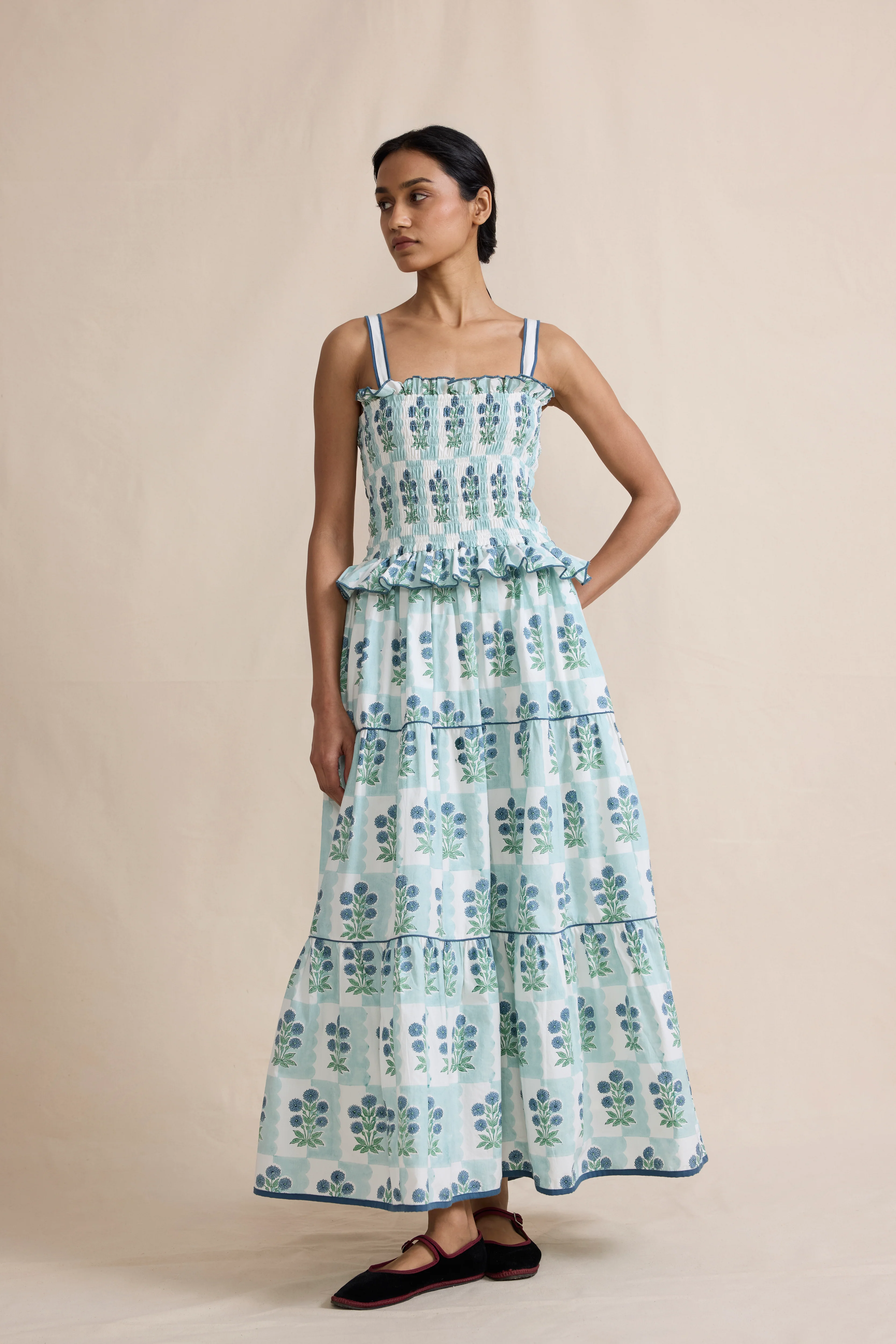 Fiesta Dress in Ice Marigold - Image 2