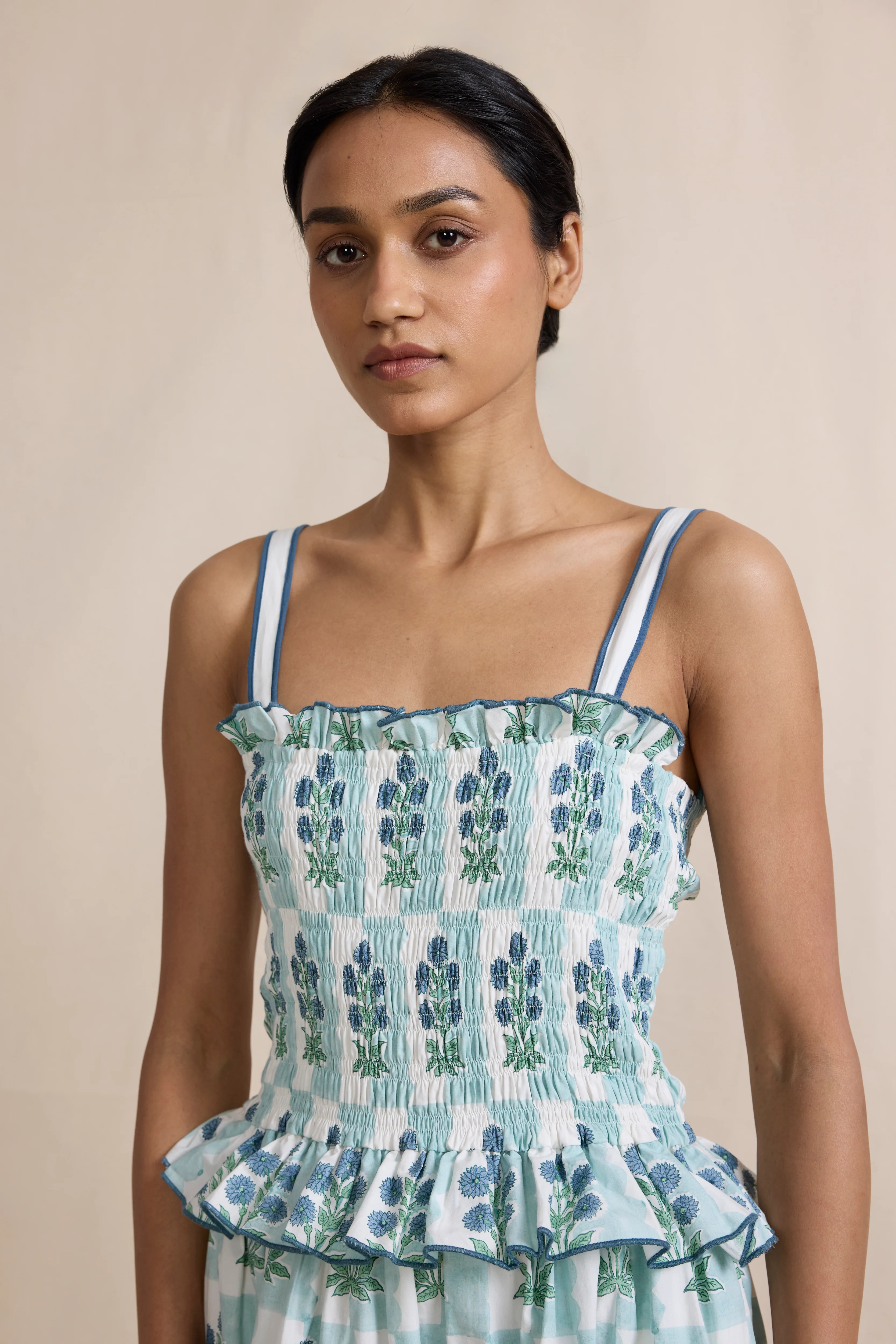 Fiesta Dress in Ice Marigold - Image 4