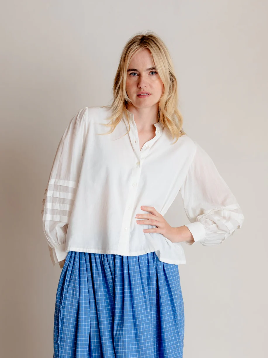 Finty Shirt in Ivory White - Image 3