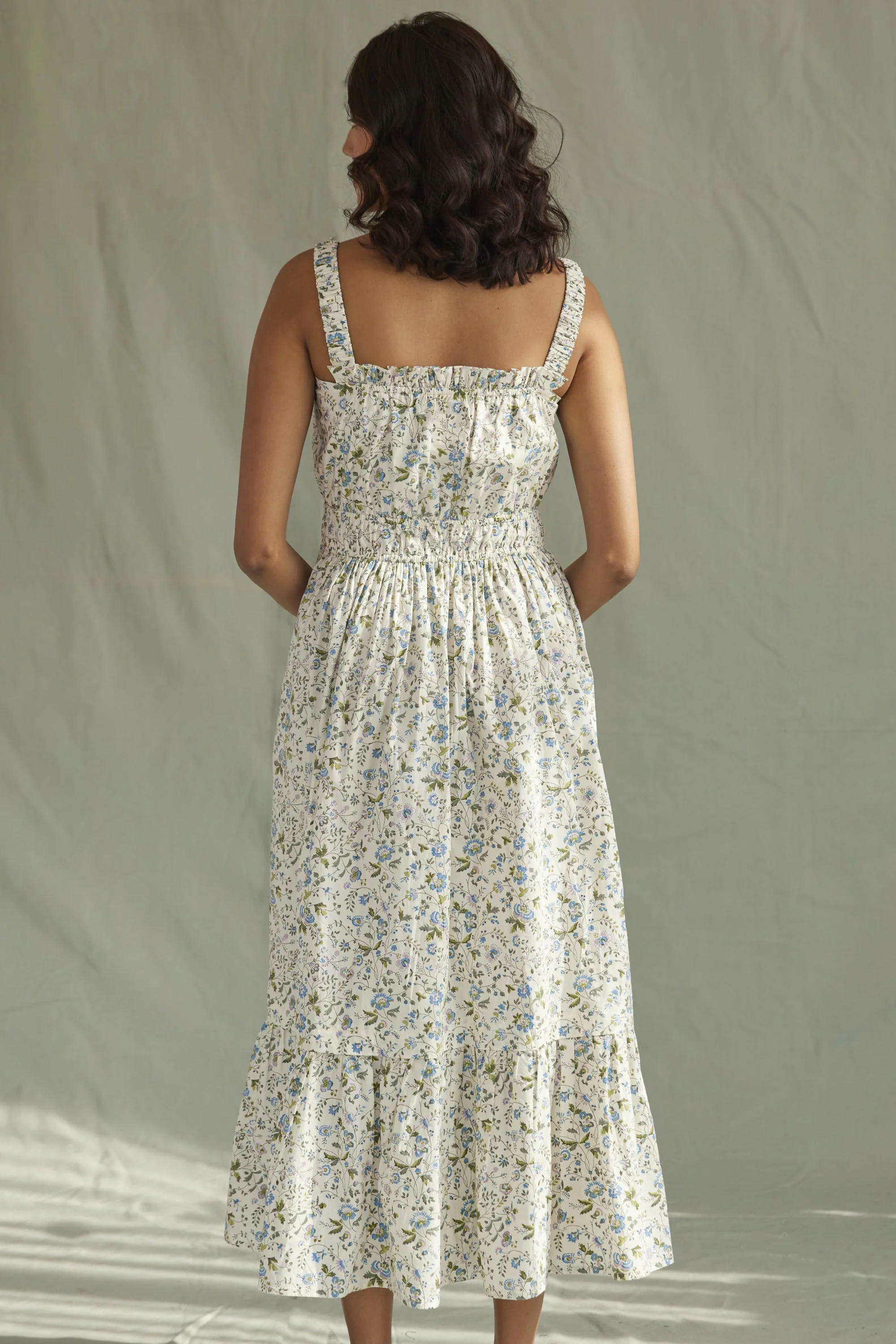 Florence Dress in Lavender Wild Flowers - Image 2