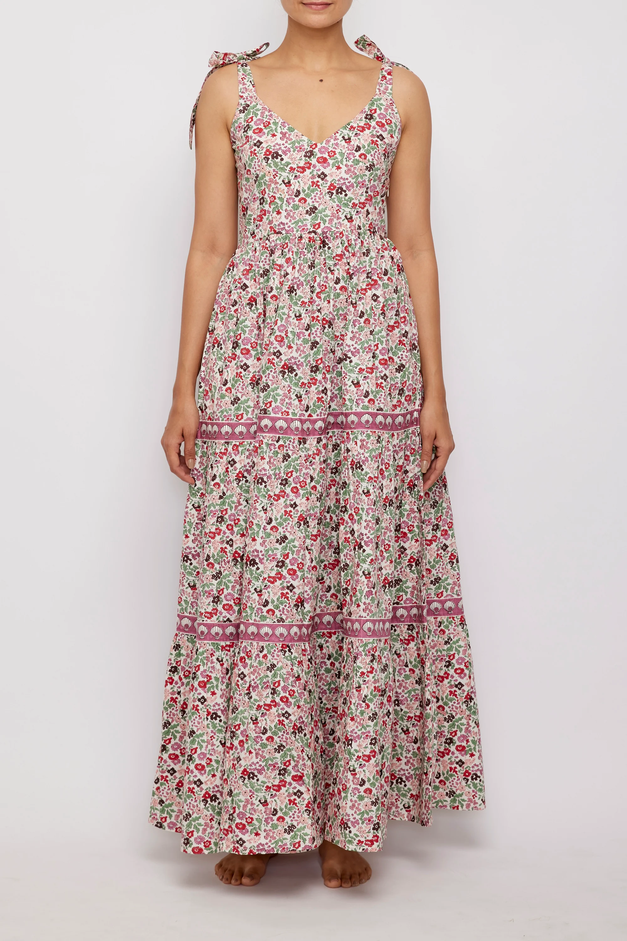 Grace Dress in Fleures Berry