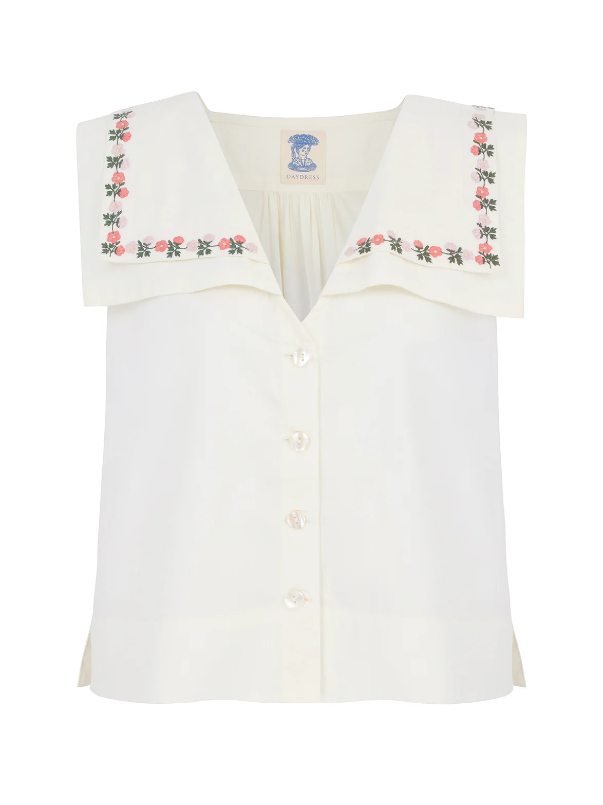 Hand-Embroidered Sailor Top - Image 6