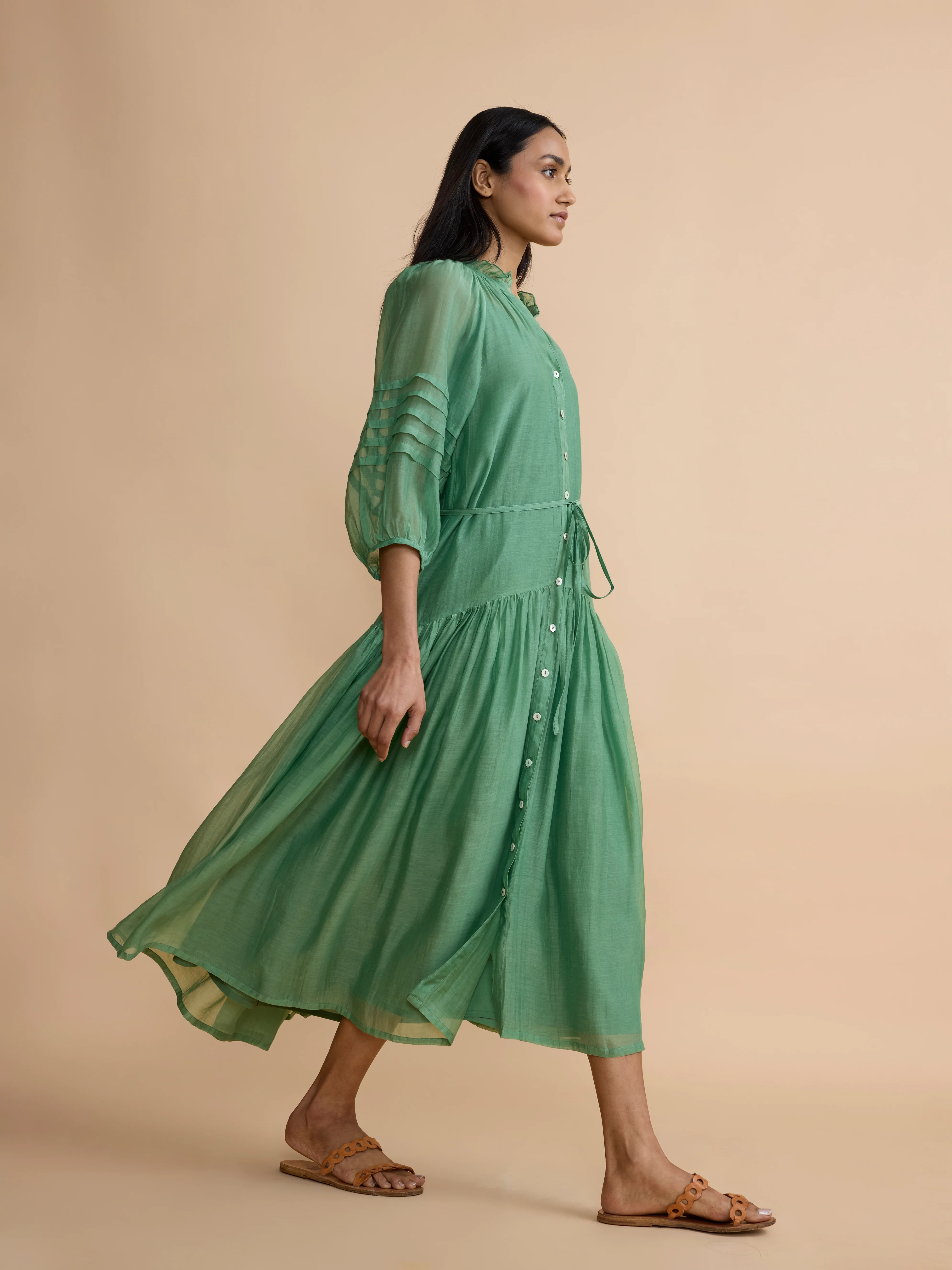 Hudson Dress in Sage Green