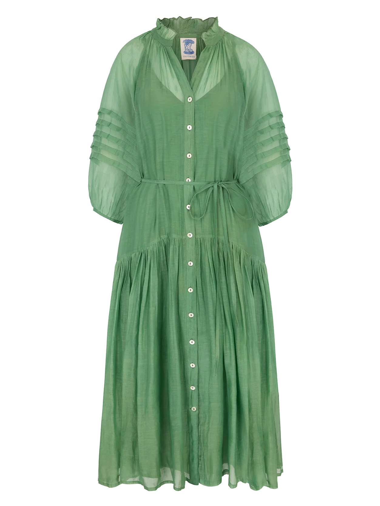 Hudson Dress in Sage Green - Image 7