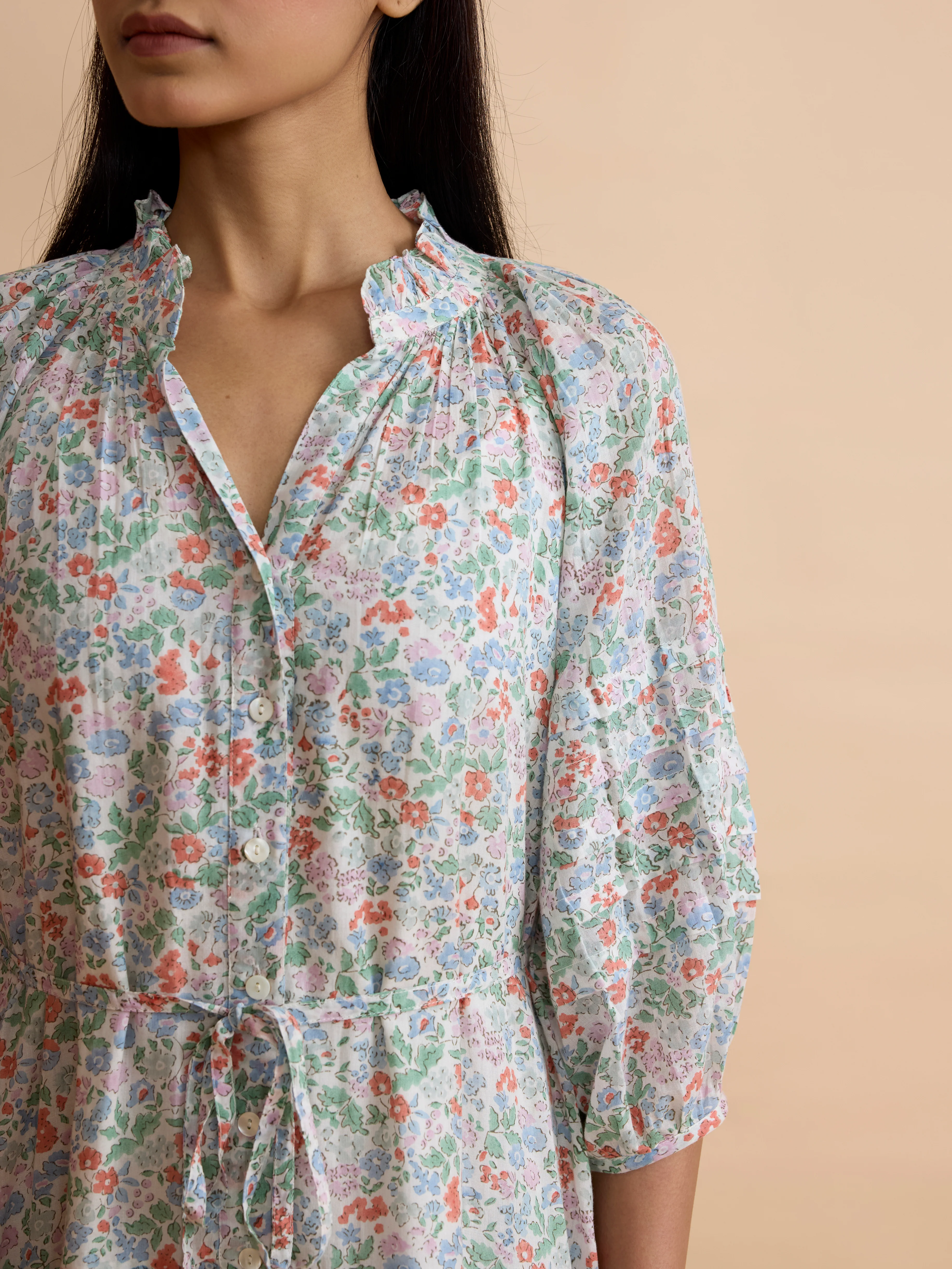 Hudson Dress in Vintage Fleures - Image 6