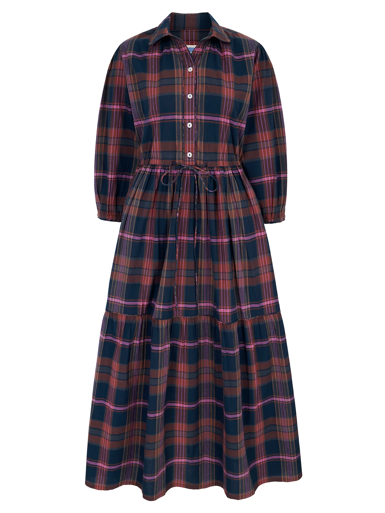 Lina Dress in Rossetti Check - Image 8