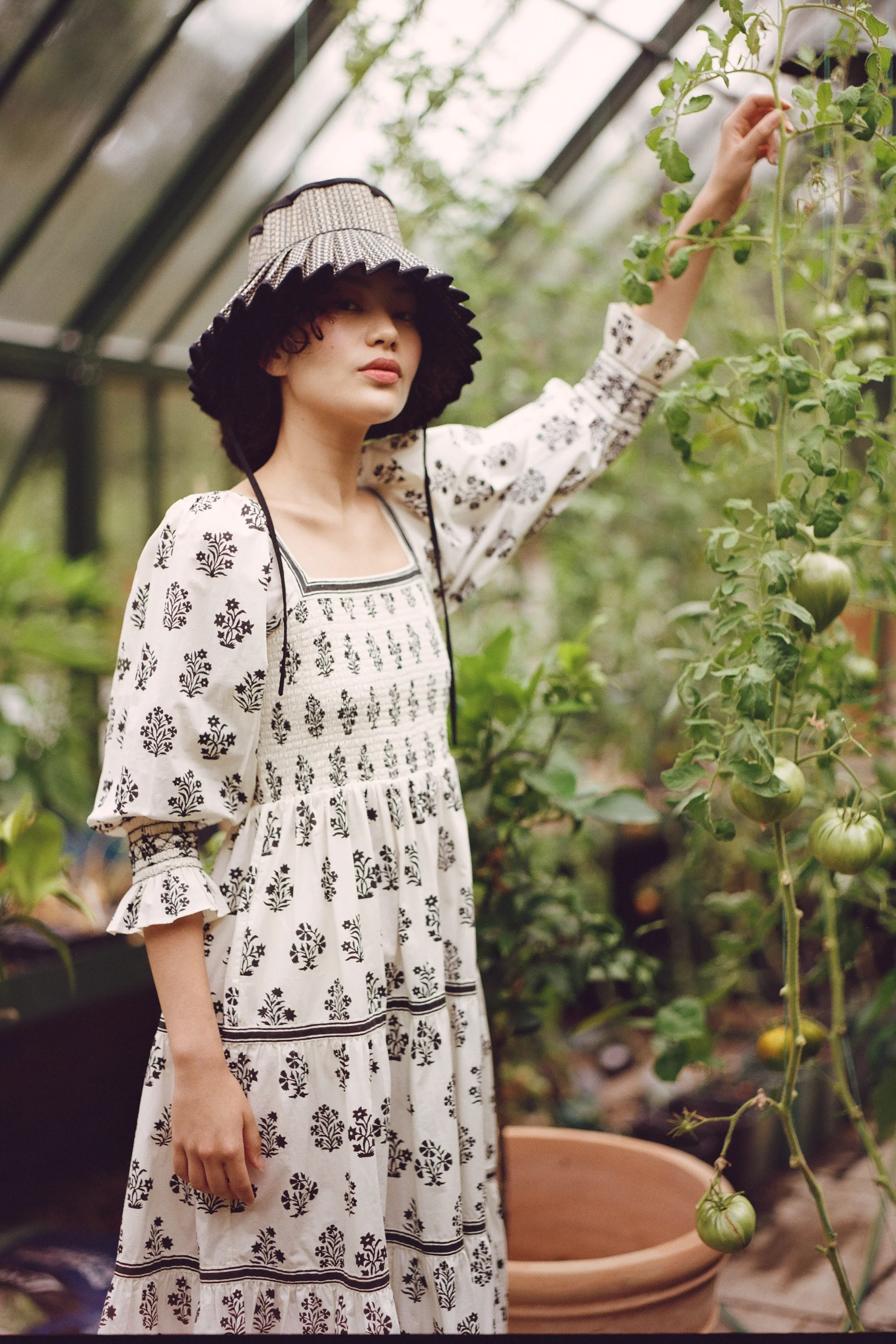 Mathilde Dress in Fichou Flower