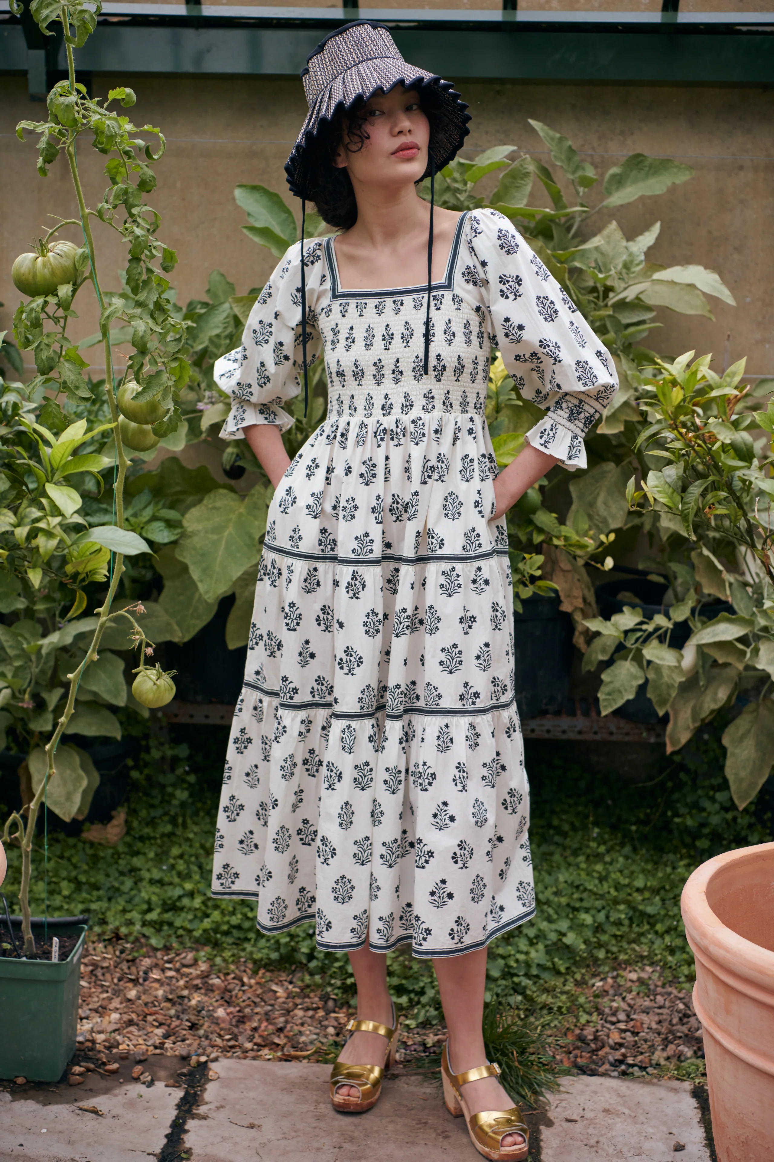 Mathilde Dress in Fichou Flower - Image 3