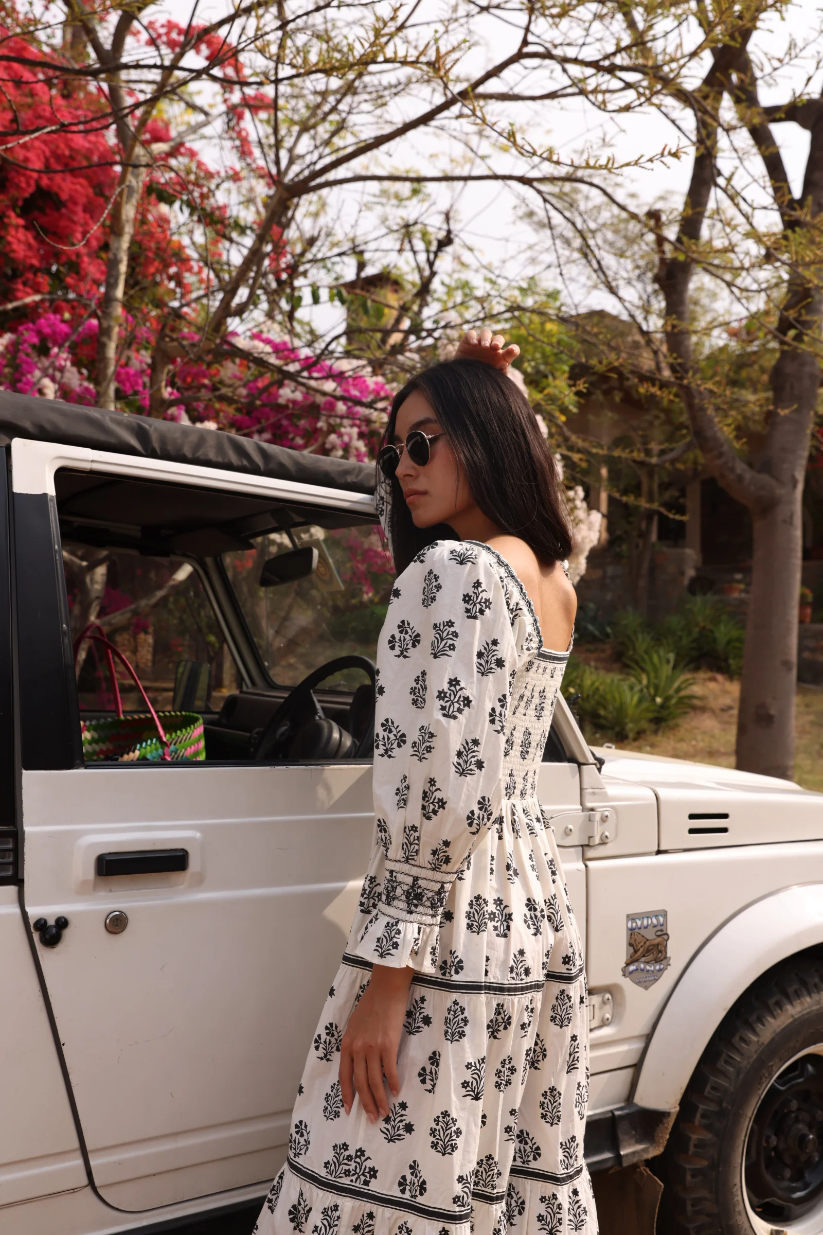 Mathilde Dress in Fichou Flower - Image 5