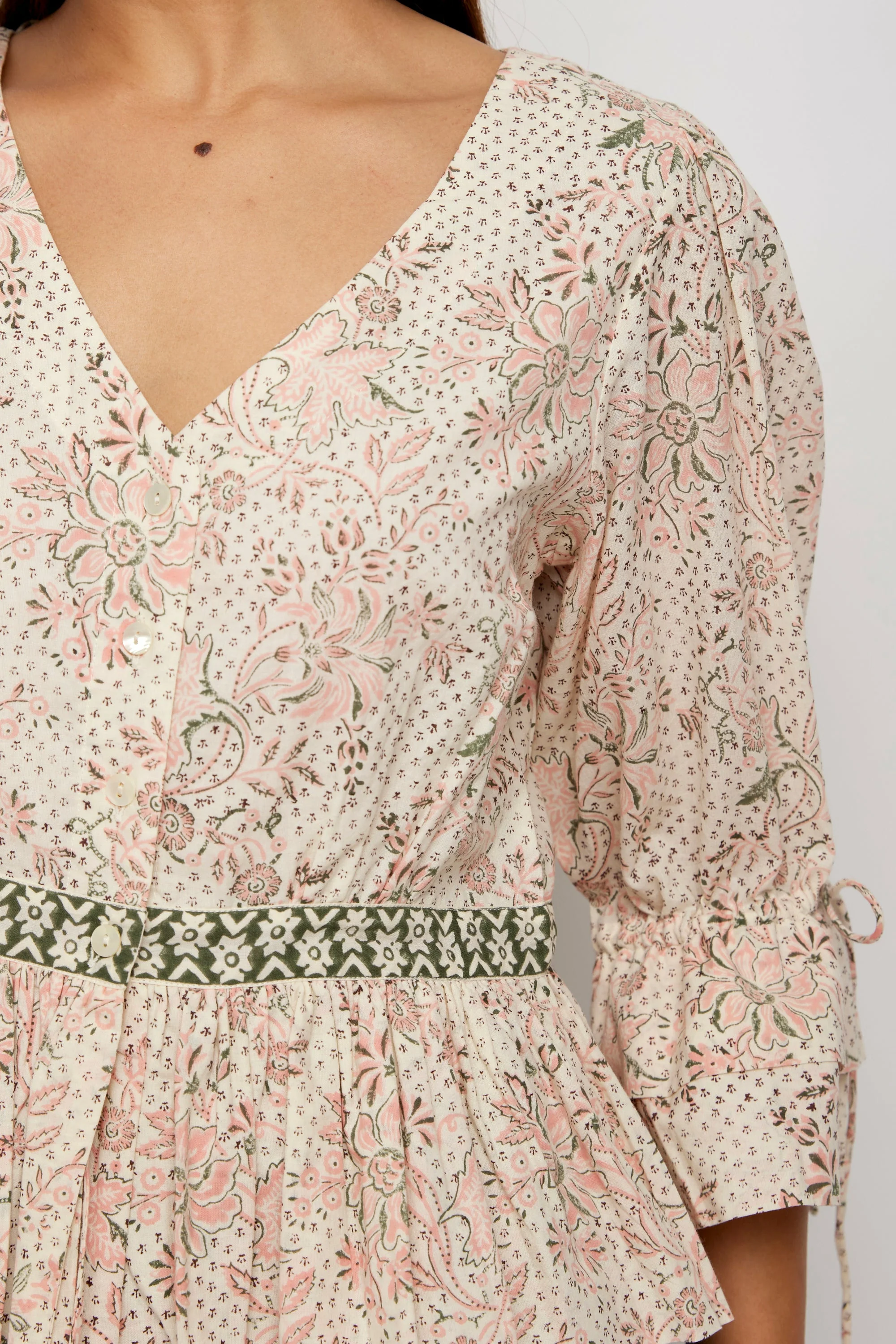 Priyanka Top in Blush Chintz Trail - Image 2