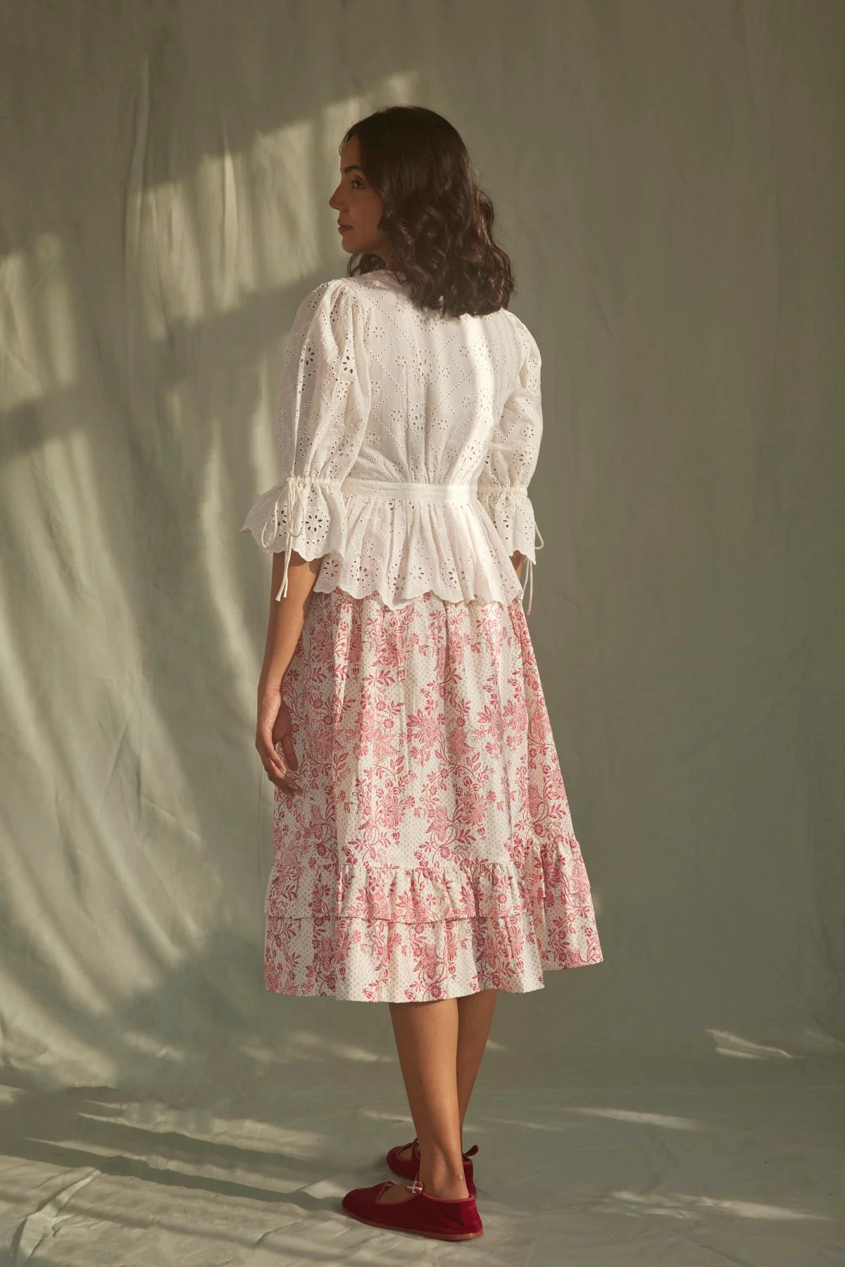 Priyanka Top in Broderie Anglaise - Image 3