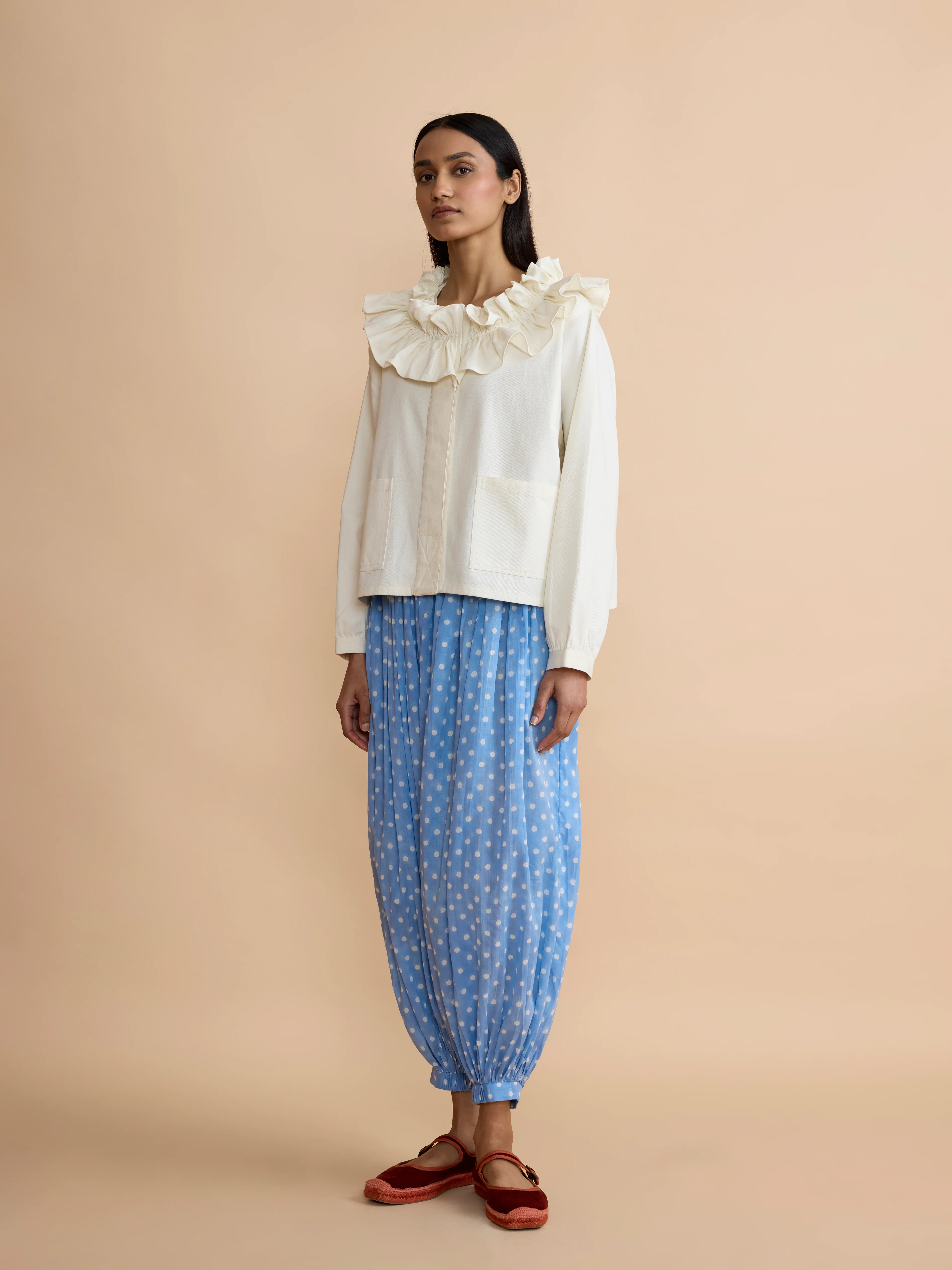 Spry Jacket in Off-White Twill- Pre Order - Image 5