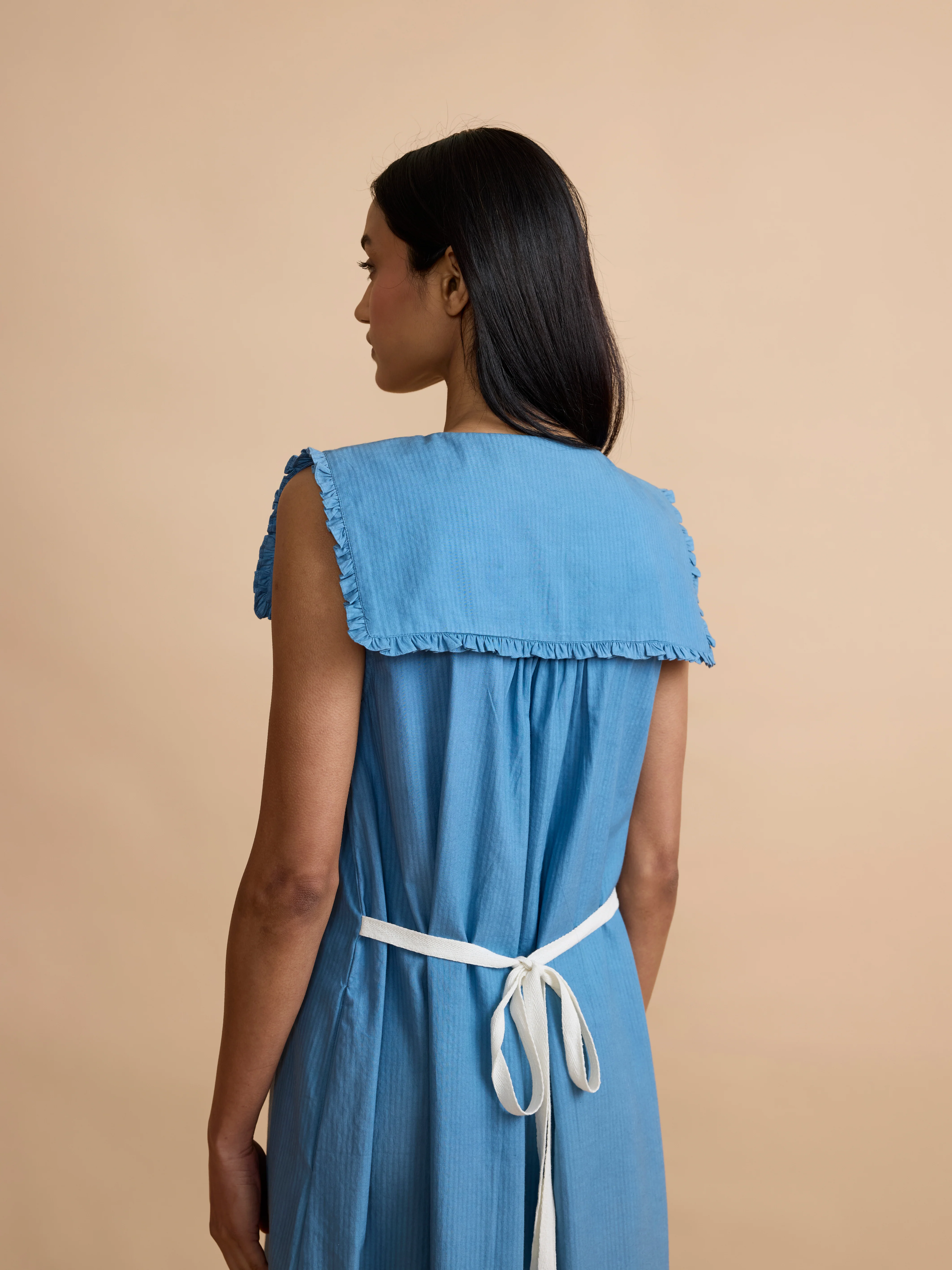 Stevie Dress in Soft Blue - Image 3