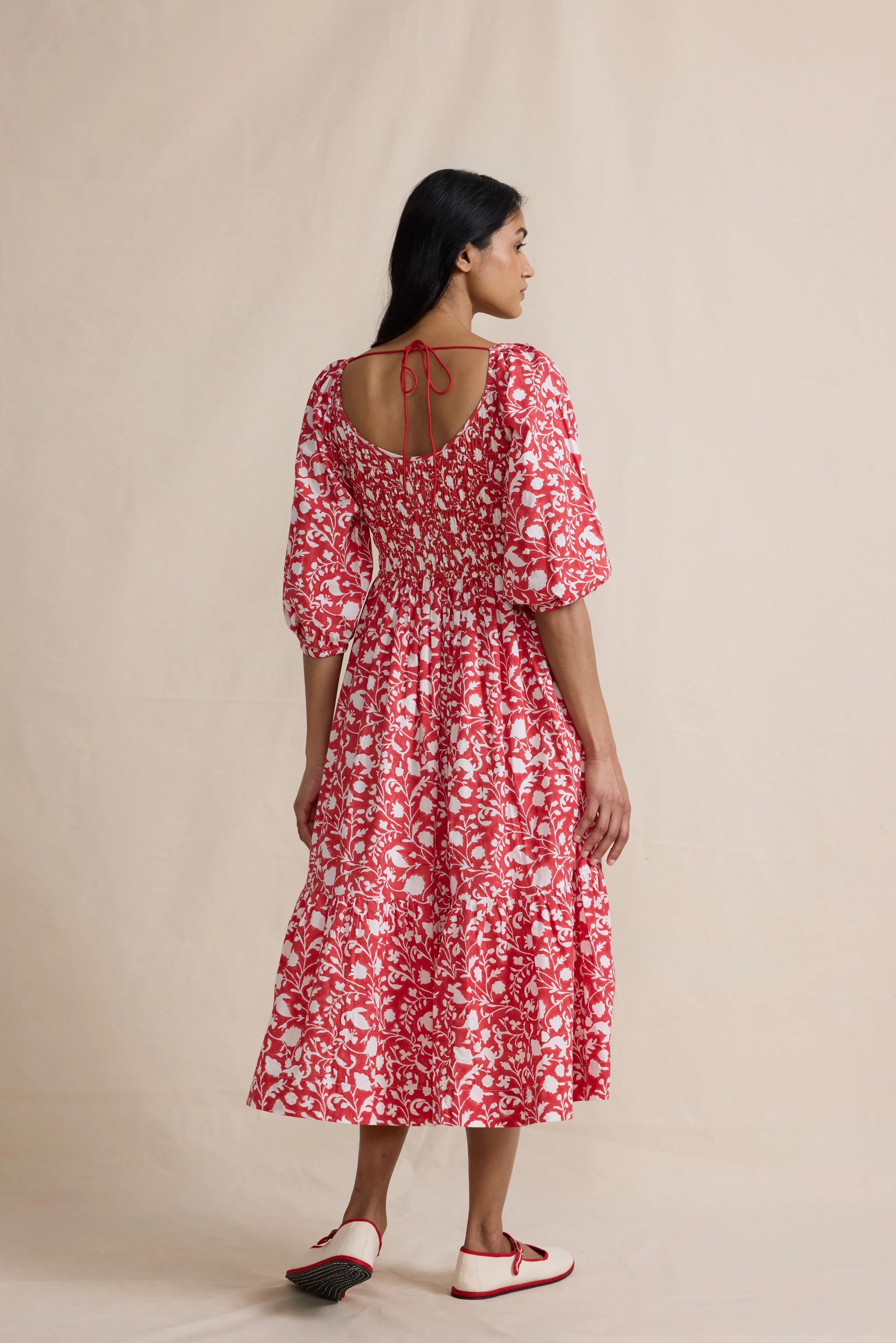 Venus Dress in Crimson Petal - Image 2