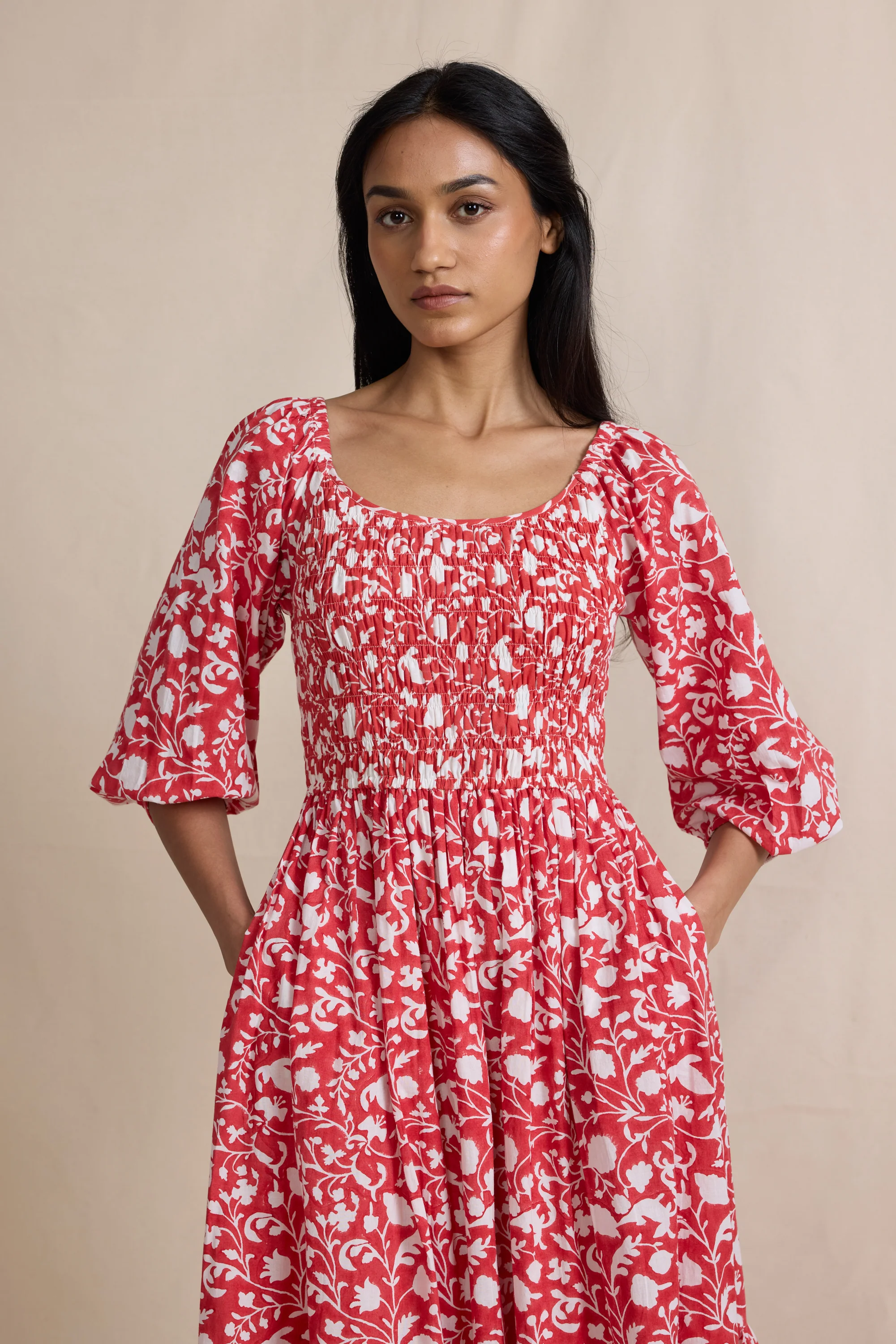 Venus Dress in Crimson Petal - Image 4